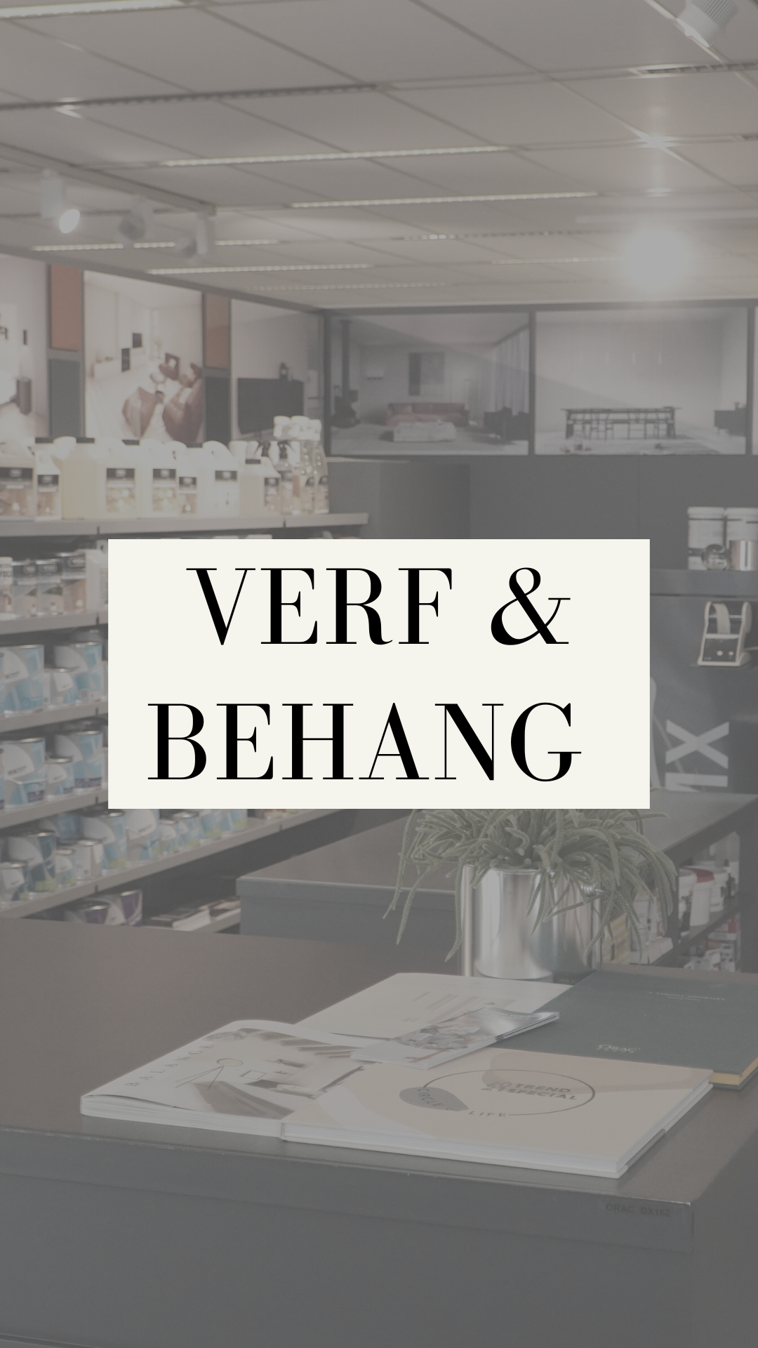 Graller verven en behang